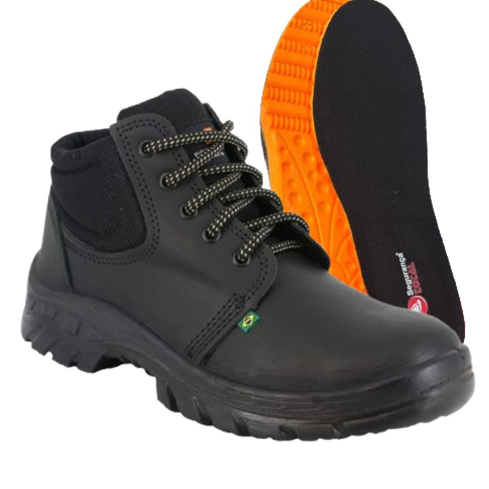 Botina De Segurança Bico PVC PS 139 Ecosafety + Palmilha Gel
