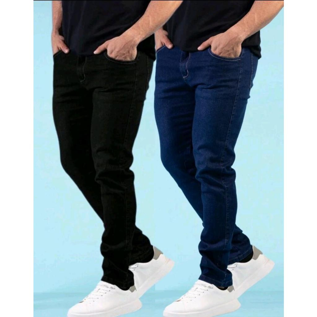 kit calças jeans masculina para trabalho costura reforçada trabalho NF em Oferta na Shopee