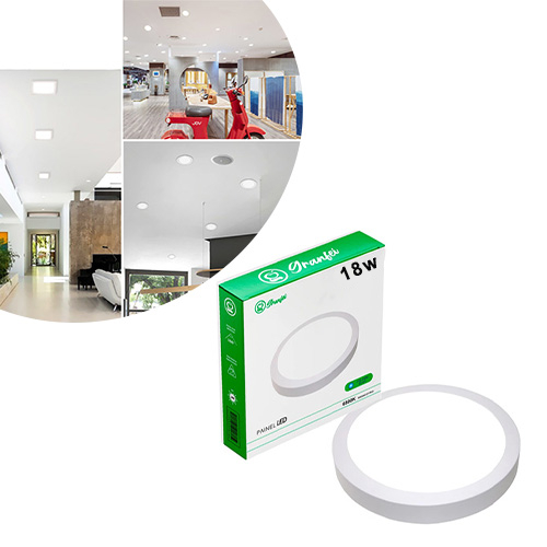 Kit 5 Painel Led Plafon 12W à 25W Branco Frio Neutro Quente Quadrado Redondo Sobrepor Embutir Xtron em Oferta na Shopee