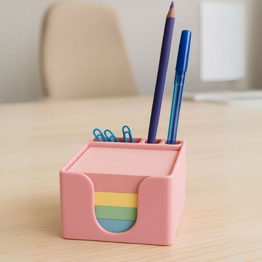 Bloco de Anotação com Suporte Papel Escrever Escritório Escolar Colorido Recados Lembretes em Oferta na Shopee