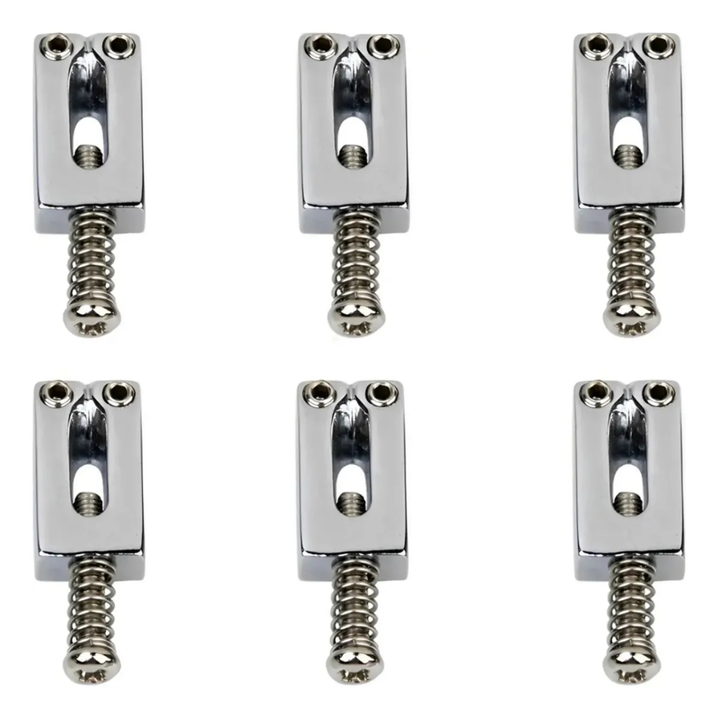Kit 6 Saddles Carrinhos Para Ponte Tremolo Guitarra Stratocaster em Oferta na Shopee
