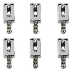 Kit 6 Saddles Carrinhos Para Ponte Tremolo Guitarra Stratocaster