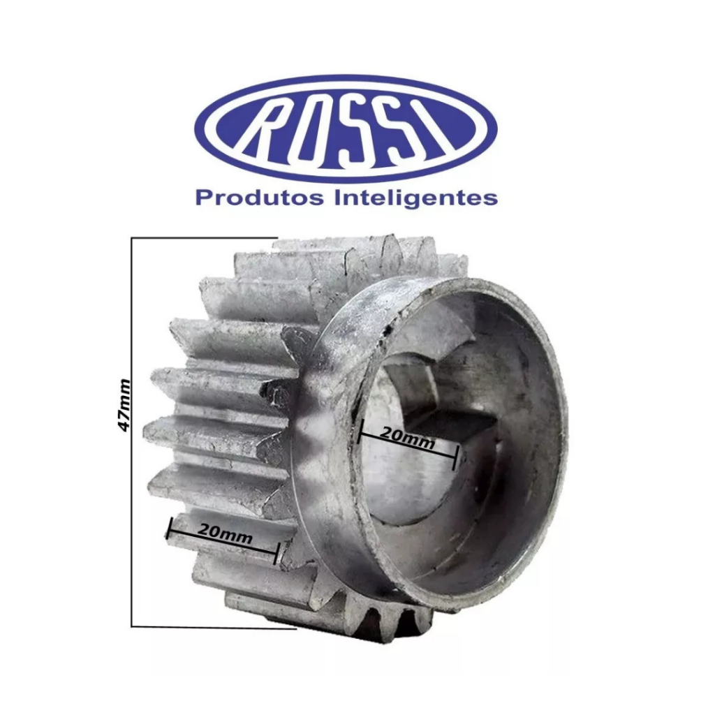 Engrenagem/coroa Interna Dz3/dz4/dz Nano Motor Portão Rossi