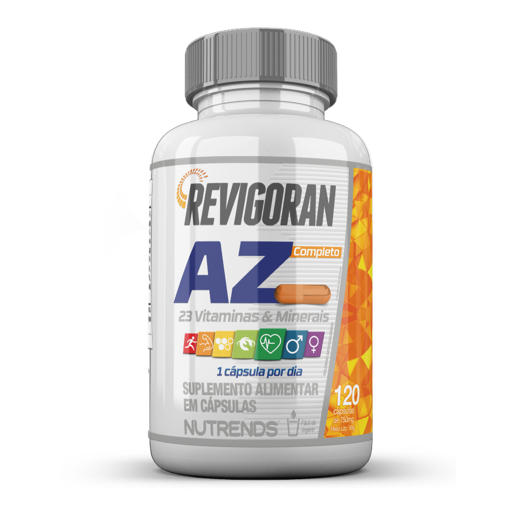 Revigoran A-Z Completo 750mg | Polivitamínico e Multimineral | Suplemento Imunid