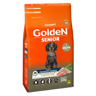 Ração Golden Fórmula Cães Adultos Sênior Frango e Arroz 3kg em Oferta na Shopee