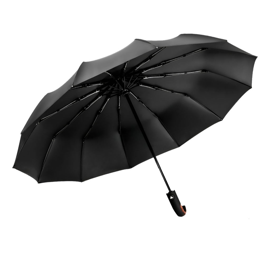 Guarda Chuva Automático Grande Reforçado Contra Vento Impermeável 102 cm De Diâmetro Linha Premium