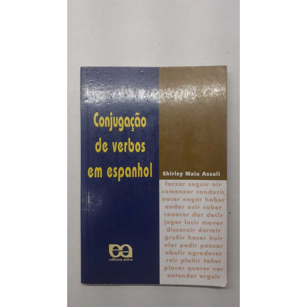 Livro Conjugação de verbos em espanhol Shirley Maia Assali Editora Àtica 18012