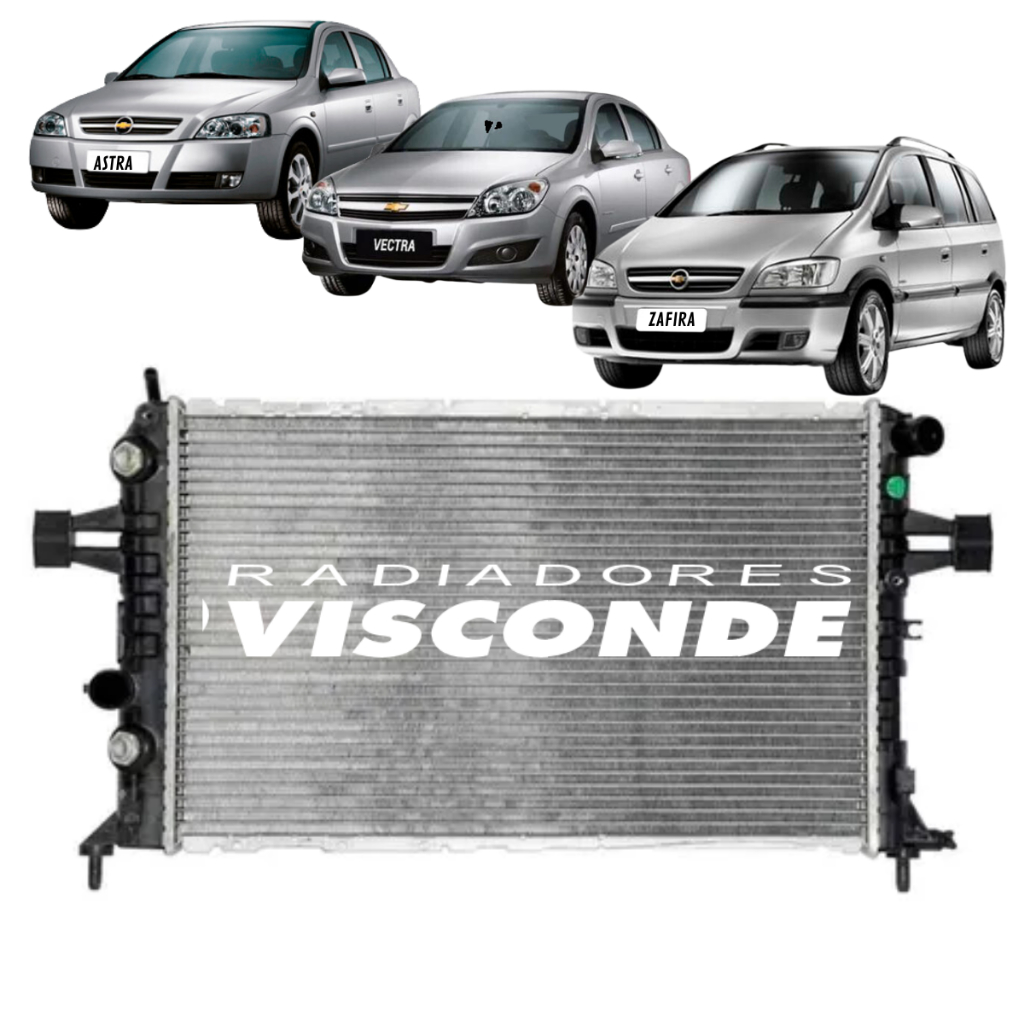 Radiador Astra Zafira 1999 2002 2005 2008 Vectra 06 a 08 Automatico em Oferta na Shopee