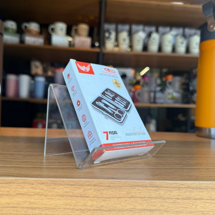 Suporte Expositor para Produtos Ideal para Vitrines Lojas e Feiras