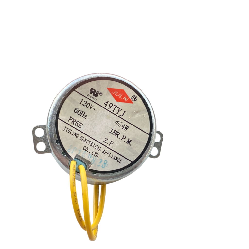 motor para prato giratório de micro-ondas 49tyj 18 rpm 120v em Oferta na Shopee