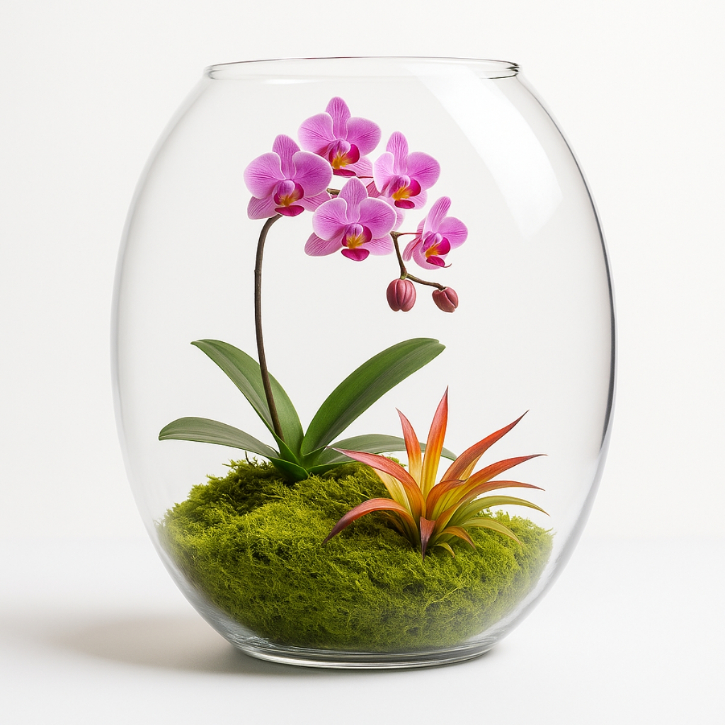 Vaso De Plantas De Vidro Barrica 5 Litros Decoração Terrário Velas Decoração Casamento Aquario Redondo