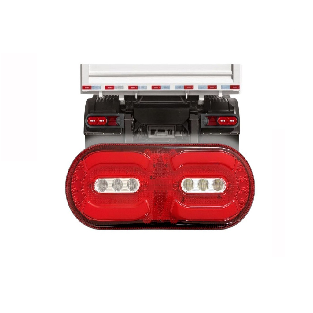 Lanterna Traseira Led 24v Carreta Randon/ Implemento