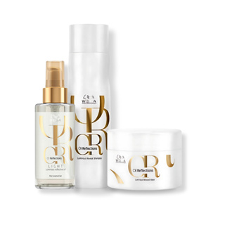 Kit Wella - Shampoo 250ml , Máscara 150g e Óleo Light 100ml Oil Reflections em Oferta na Shopee