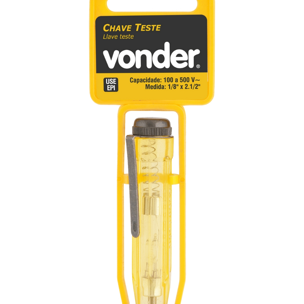 Chave Teste Tomadas Capacidade De 100V a 500V 140m Vonder Resistente Original · foto 2