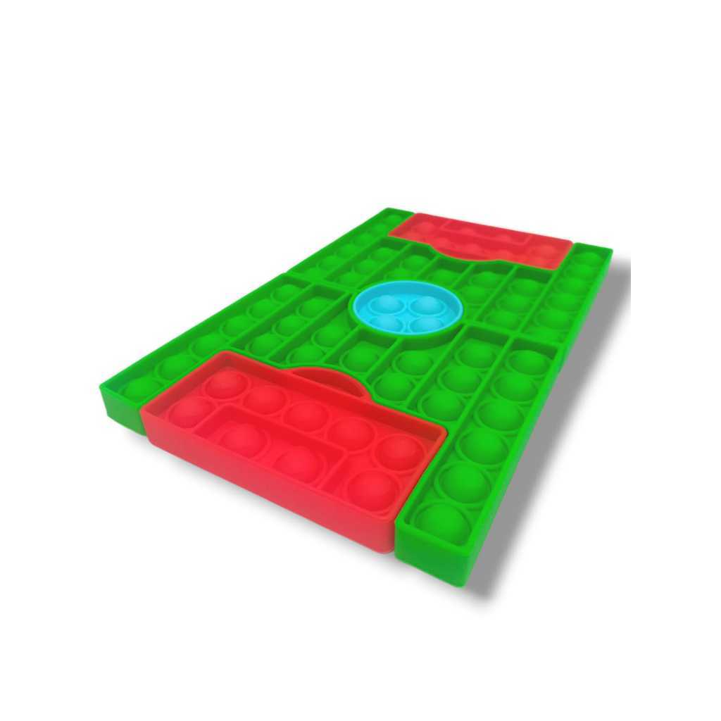 Brinquedo Infantil Pop It Anti Stress Campo De Futebol