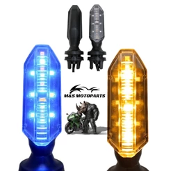 Par De Pisca Led Drl Sequencial Cg Titan Fan Twister Start Cb250 Coxim