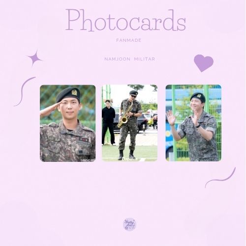 10 Photocards Taejoon |pc Bts Militar|exercito|Fanmade|tae|namjoon|fanmade