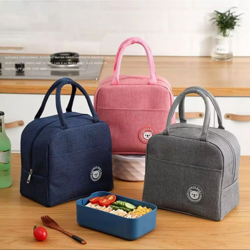 Bolsa Térmica Portátil Com Isolamento Térmico De Desenho Pequeno no Canto Moda Unissex