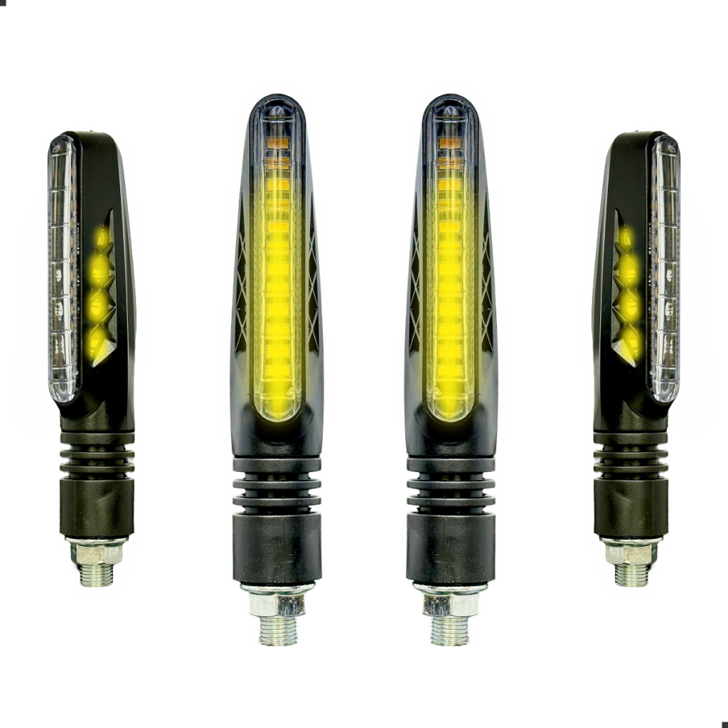 Piscas Led Seta Bi Color Honda Cb Twister 250 Titan Kit 4 Peças Unidades em Oferta na Shopee