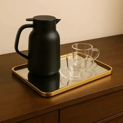 Bandeja Espelhada Banheiro Lavabo Bandeja Decorativa Multiuso