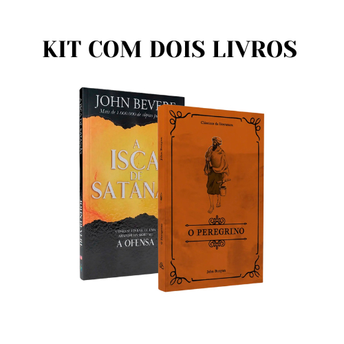 Kit Caminho e Combate | Livro O Peregrino + Livro A Isca de Satanás