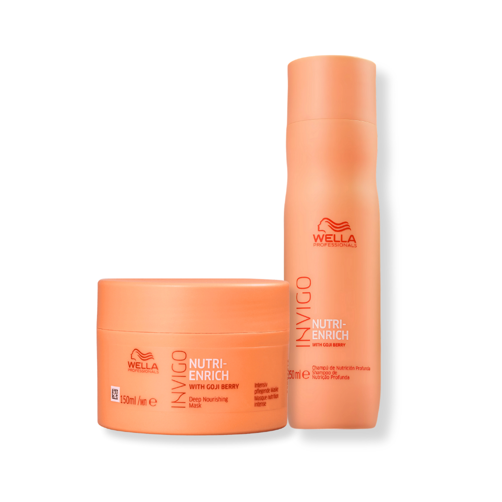 Kit Wella - Shampoo 250ml e Máscara 150g Enrich - Beauty