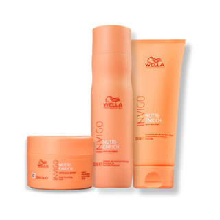 Kit Wella - Shampoo 250ml , Condicionador 200ml e Máscara 150g Enrich em Oferta na Shopee