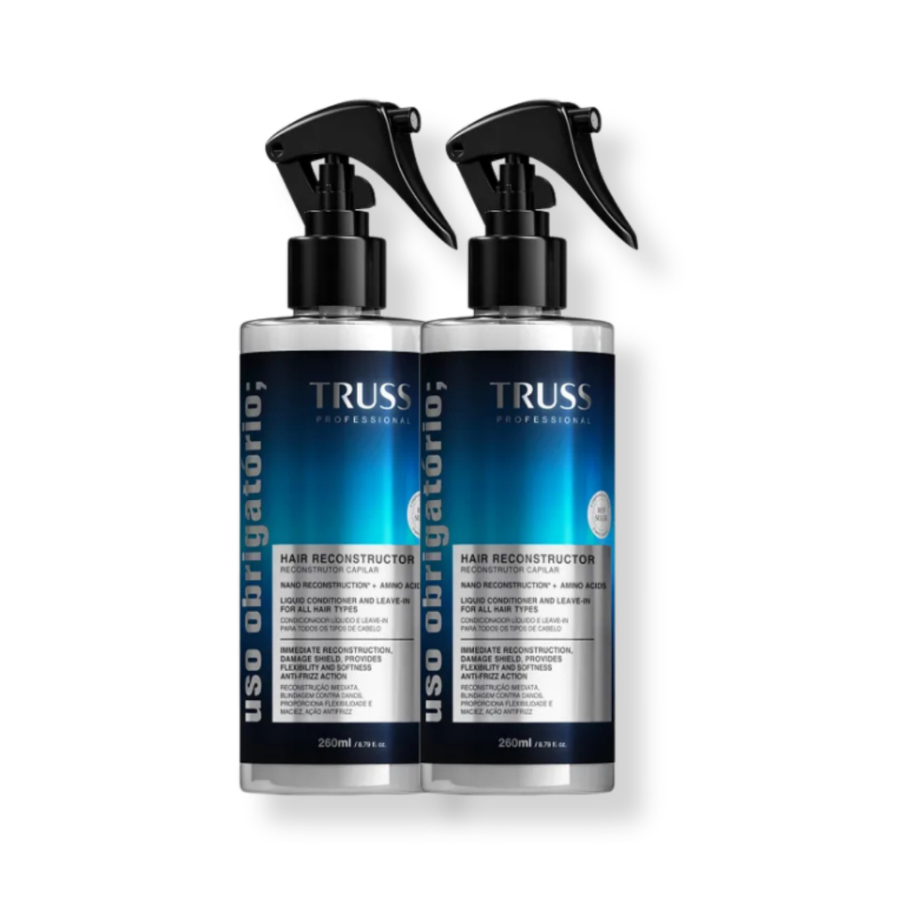 Kit Truss - Spray Reconstrutor Capilar 260ml Uso Obrigatório (2 Unidades) em Oferta na Shopee