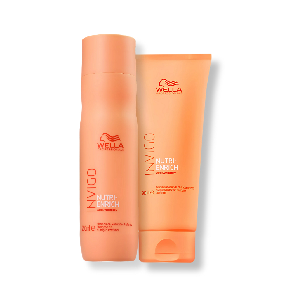 Kit Wella - Shampoo 250ml e Condicionador 200ml Enrich - Beauty