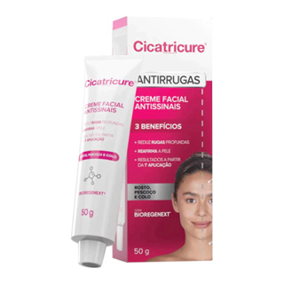 Cicatricure Facial Antissinais 50g - Tratamento Rosto e Colo em Oferta na Shopee