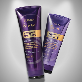 SIÁGE - Shampoo 250ml + Condicionador 200ml - Resgate Imediato em Oferta na Shopee