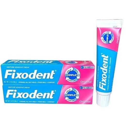 Kit 02 Fixodent 68g - 100% Original