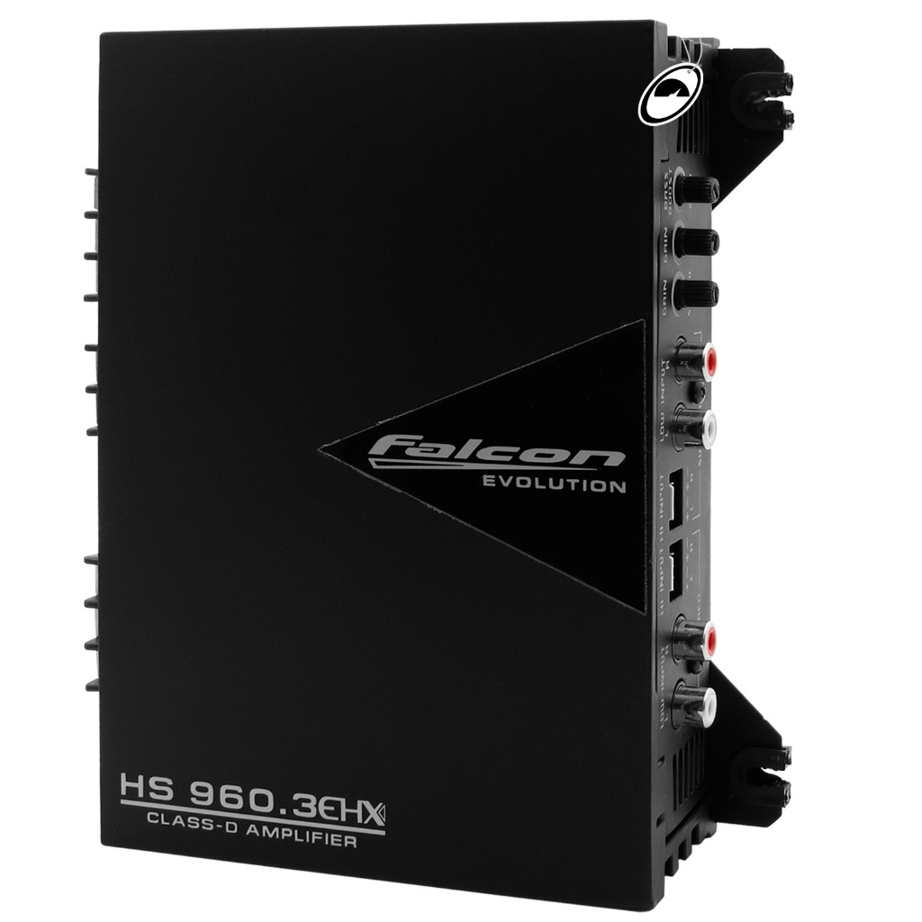 Módulo Amplificador Falcon Evolution HS960.3 EHX 3 Canais 450W RMS Digital