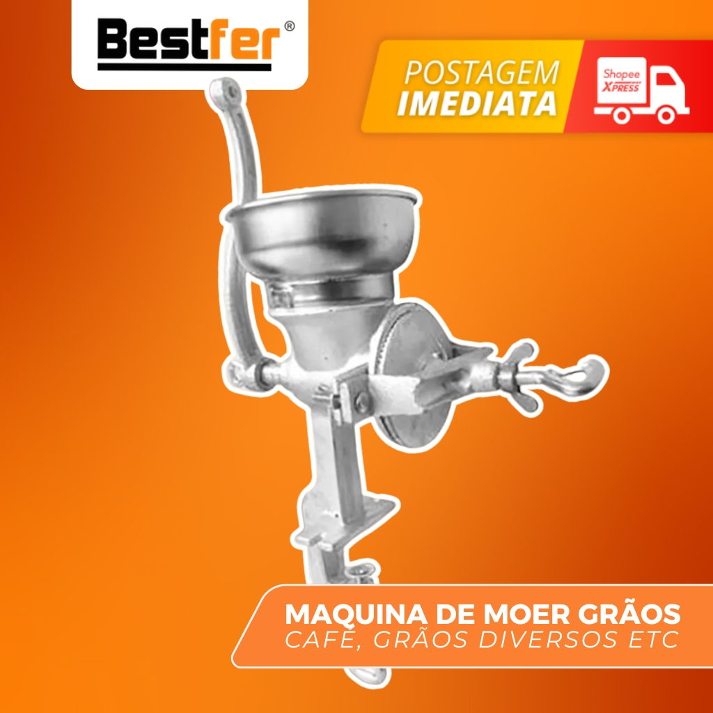 Moedor Moinho Manual De Grãos Cereais Café Malte