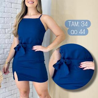 Vestido Feminino Social Tubinho Liso Alfaiataria Luxo em Oferta na Shopee