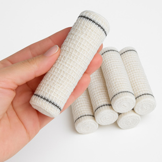 Kit 12un Faixa Curativo Atadura Crepe Algodão 13 Fios Alta Qualidade Absorção Elasticidade Anvisa em Oferta na Shopee