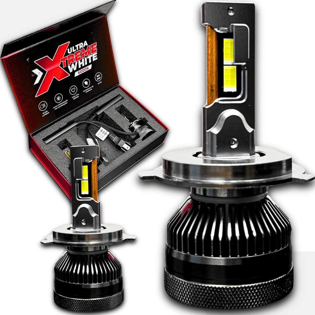 Lâmpada Iluminaçao Automotiva Led Uppertech Ultra Xtreme White 6000K 13000 Lumens - Spare Parts and Accessories for Vehicles