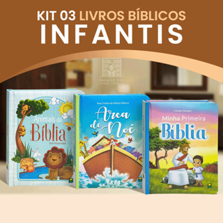 Kit c 3 Livros: Incentivo a Vida Cristã para Bebês em Oferta na Shopee
