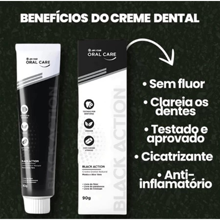 Creme Dental Natural Black: Onde Comprar | BuscaProdutos