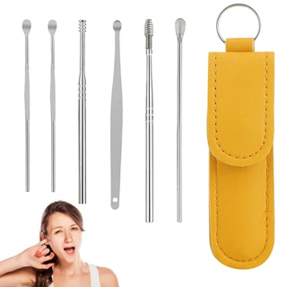 Cotonete Fácil Removedor Limpeza Cera De Ouvido Orelha COM Estojo em Oferta na Shopee