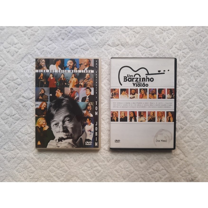 Combo 02 DVDs MPB - Tributo a Tom Jobim e Um Barzinho Um Violão