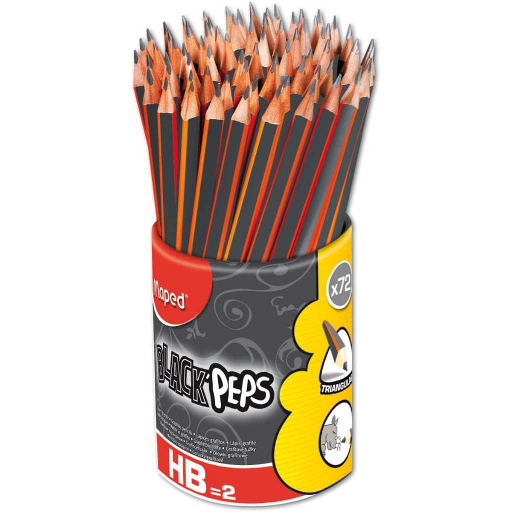 Lapis preto (triangular) Black Peps Hb em Oferta na Shopee