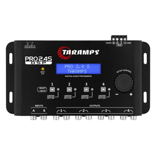 Processador de Audio Taramps Pro 2.4s Equalizador Crossover Limiter 4 canais Pro2.4 Preto ou Branco em Oferta na Shopee