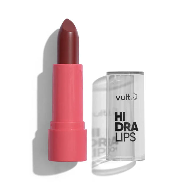 Batom Labial Vult Hidra Lips - Marrom Mascavo em Oferta na Shopee