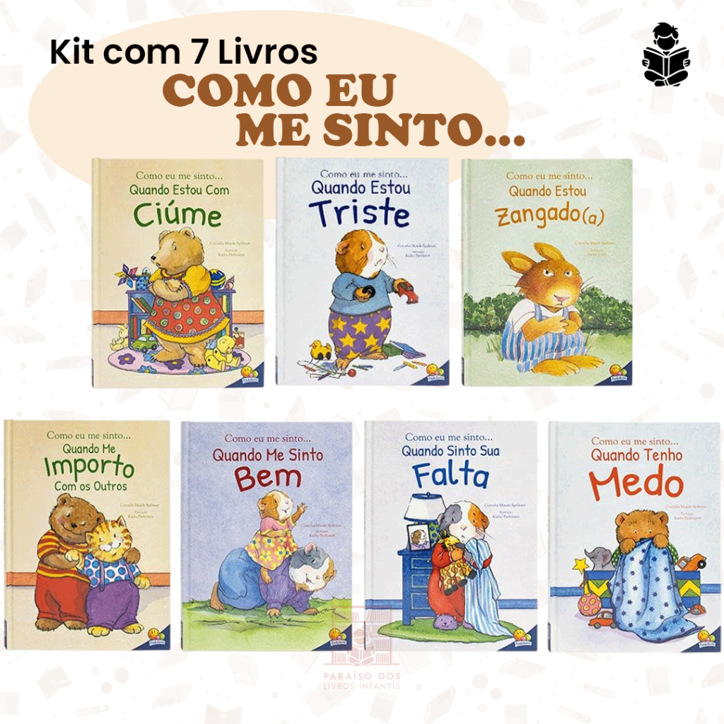 Kit com 7 Livros - Como Eu Me Sinto