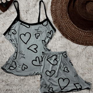 Pijama Baby Doll Short Doll Alça Suede Feminino Conforto Alcinha em Oferta na Shopee