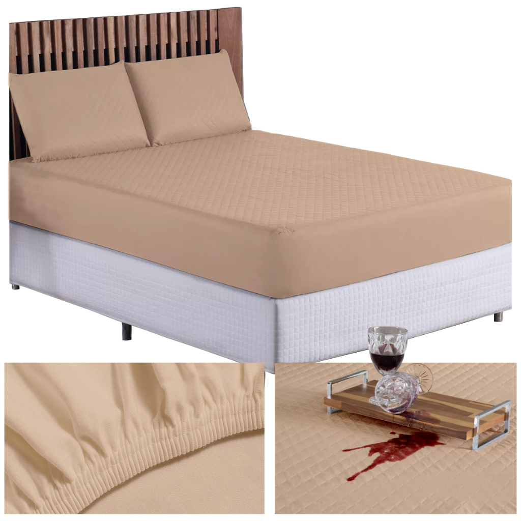 Capa de Colchão Impermeavel Protetor Matelado Ultrassonico Com Elastico