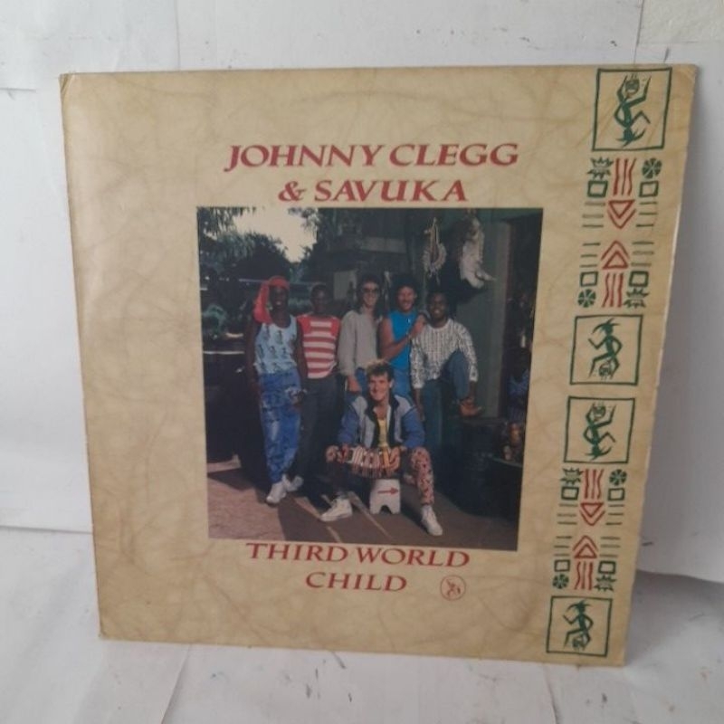 lp vinil Johnny clegg & savuka . third world child c encarte