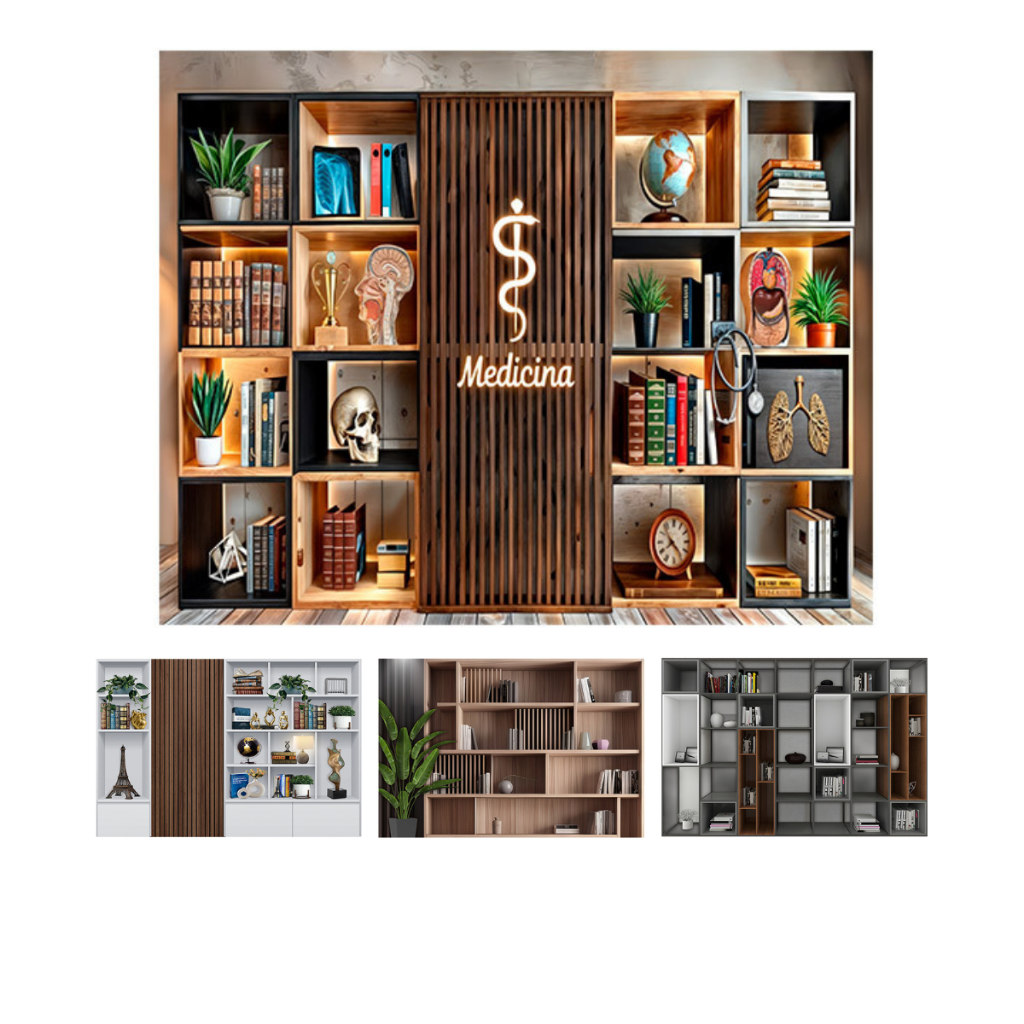 Fundo Fotográfico Tecido Sublimado Horizontal 3D Escritório 1,50x1,20 em Oferta na Shopee