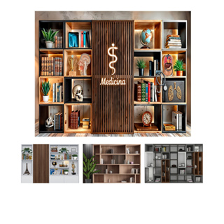 Fundo Fotográfico Tecido Sublimado Horizontal 3D Escritório 1,50x1,20 em Oferta na Shopee